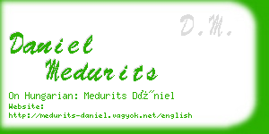 daniel medurits business card